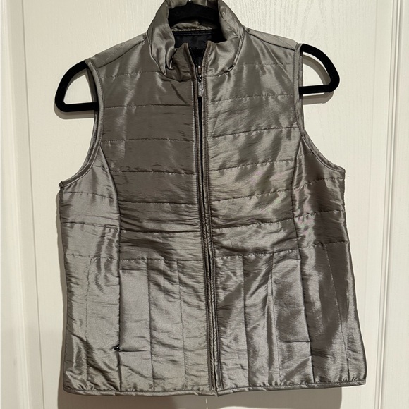 Relativity Jackets & Blazers - Women's Silver Puffer Vest
